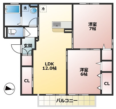 ディアコートの間取り