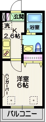 タウンコート戸越の間取り