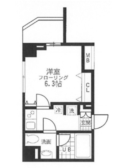 レジディア桜上水の間取り