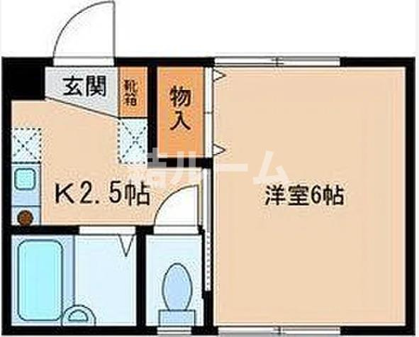 豊島区東池袋５丁目のアパートの間取り