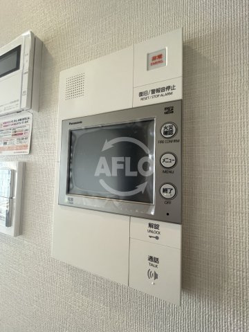 プレサンスグラン福島　鷺洲小学校区のセキュリティ|プレサンスグラン福島　モニター付きインターホン