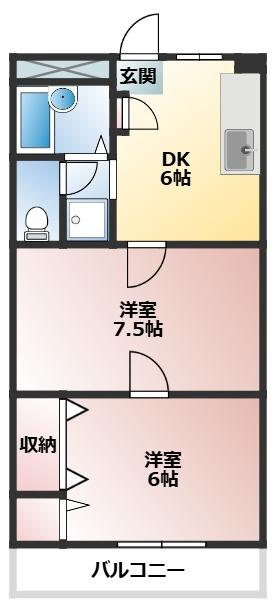 エニーセ西青木の間取り