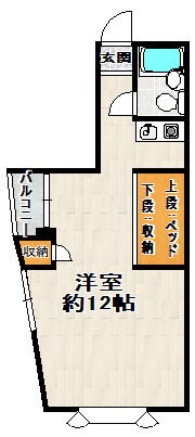 ステップインウエストの間取り