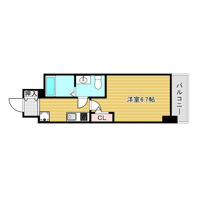SERENiTE本町refletの間取り