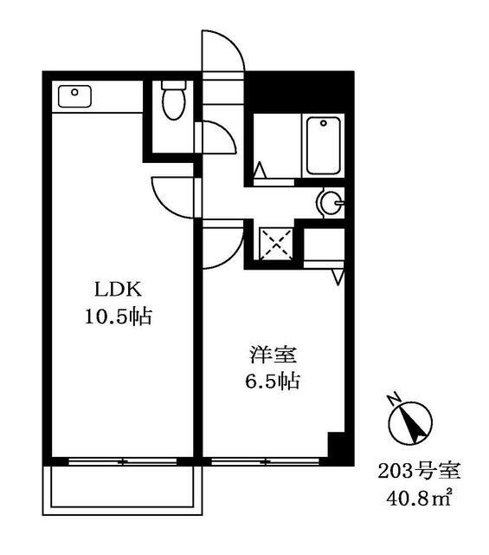 【間取り】 | グランモナークＨＩＲＯＴＡ