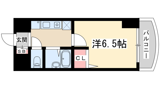 【間取り】 | ノルデンハイム東三国3Ａ棟