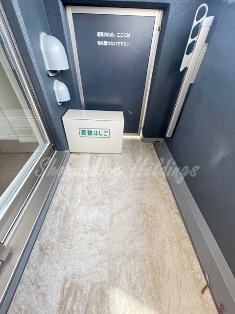 藤沢市高倉の賃貸マンションのバルコニー