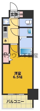 【間取り】 | プレサンス伏見アーバンベース | 間取りです。