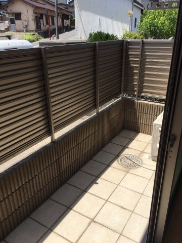 ルミエール割木のバルコニー|別部屋同一間取りのお写真となります。