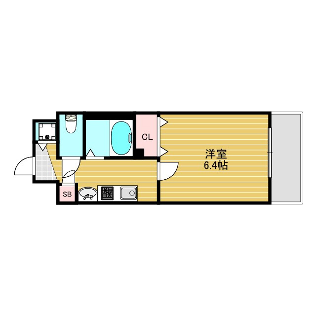 プレサンス新大阪クレスタの間取り