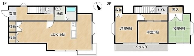 【間取り】 | 久喜市南栗橋3丁目　中古戸建
