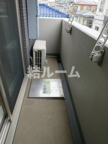 板橋区仲町の賃貸マンションのバルコニー