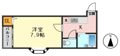 Azure青戸の間取り