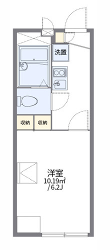 レオパレスルフランの間取り