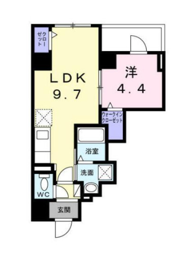 スパークル浅草の間取り