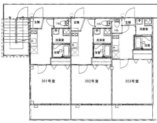 戸蒔ビルの間取り