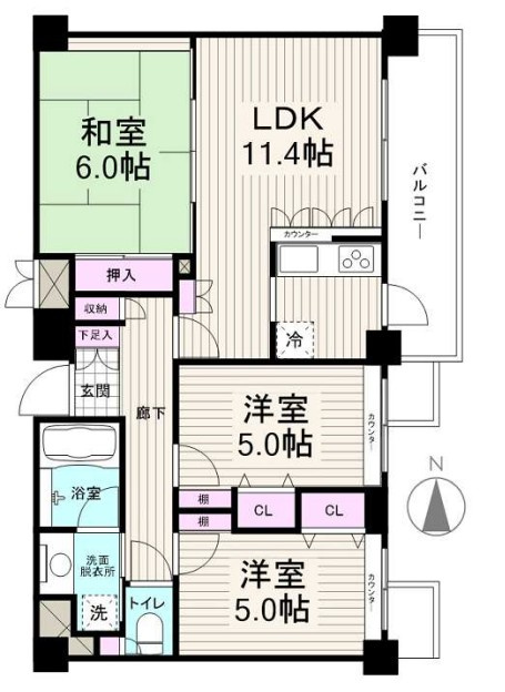 【仲介手数料：50％OFF】対象物件！の間取り