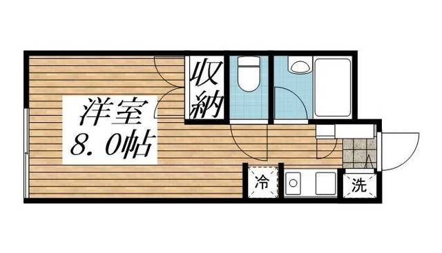 シェ・オークルの間取り|間取りです。