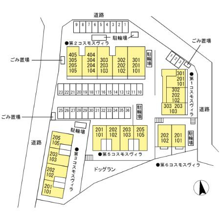 川崎市麻生区上麻生５丁目の賃貸マンションの区画図