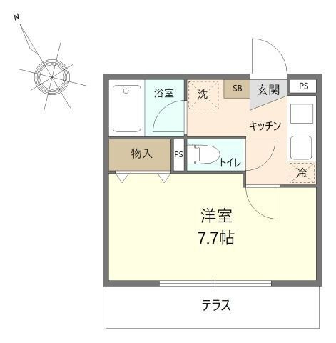 カサブルーノの間取り