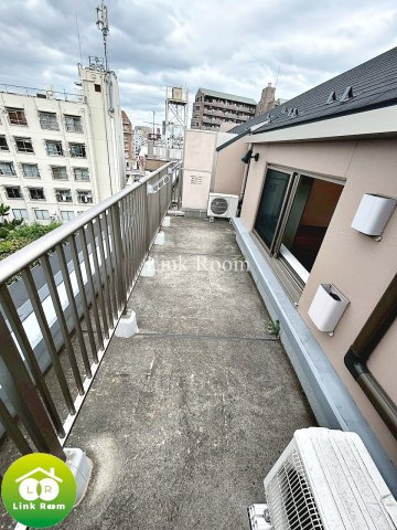 クラスタ越中島のバルコニー