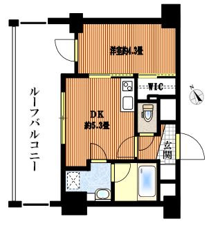 クラスタ越中島の間取り