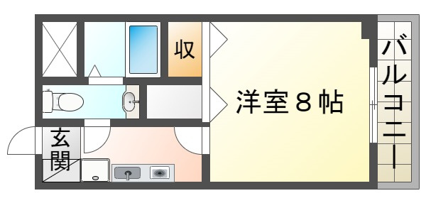 ニューバーリヤ学院坂の間取り