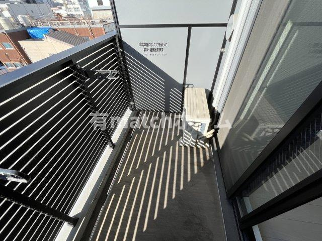 エスリードレジデンス都島シティフロントのバルコニー|(参考)同マンション反転間取り他部屋の写真