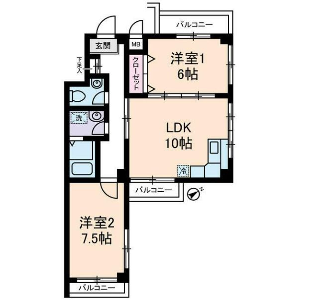 RIKIパレスの間取り