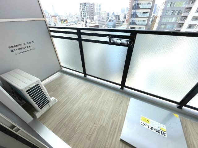 エスリードレジデンス大阪本町のバルコニー