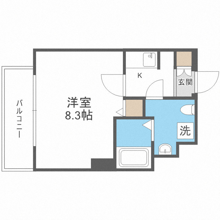 セレニテ難波西の間取り
