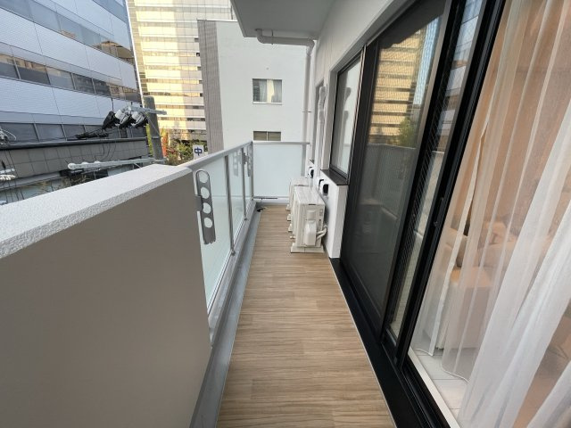 プレディアコート本町のバルコニー
