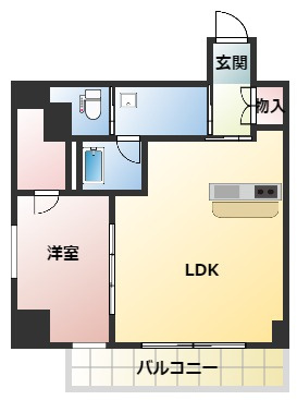 プレディアコート本町の間取り