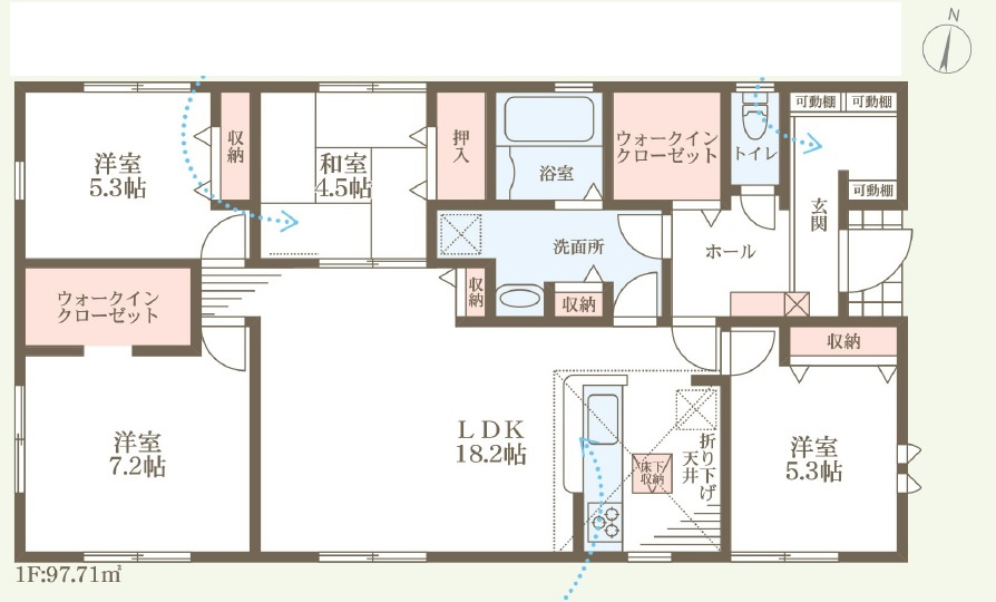 加古川市新神野　第6期　新築一戸建ての間取り