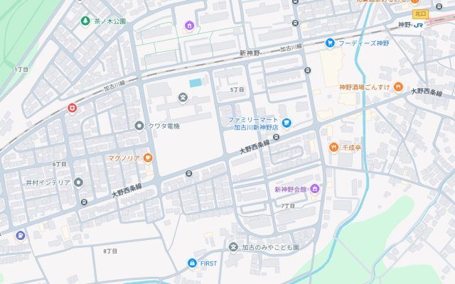 加古川市新神野　第6期　新築一戸建ての地図
