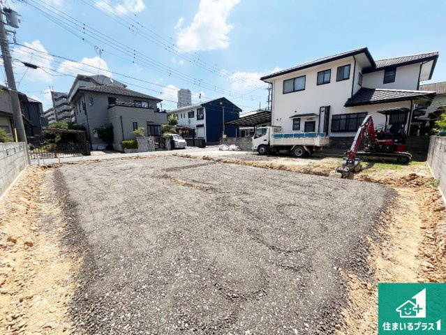 加古川市新神野　第6期　新築一戸建ての外観|周辺は落ち着いた街並みの住宅地！子育てがしやすい住環境です！まだ未完成ですが、現地でしかわからない事もございます。是非一度ご覧ください。