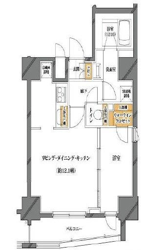 ソルフィエスタ新御徒町の間取り|間取りです。