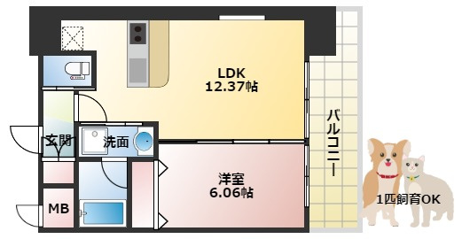 プレジオ海老江の間取り