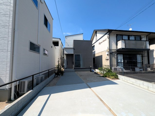 岡山市北区平田戸建の外観|落ち着いた雰囲気の外観です。