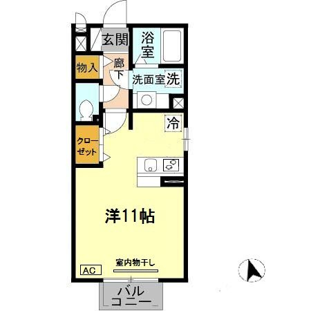 メゾンエスポワールの間取り