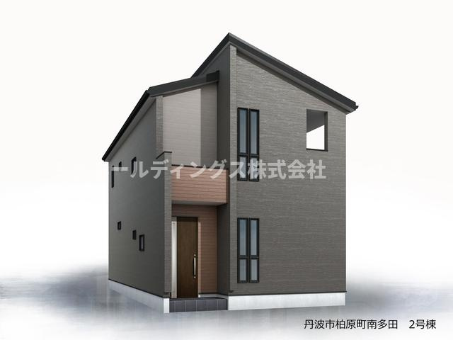 丹波市柏原町南多田新築分譲住宅２号棟の外観パース