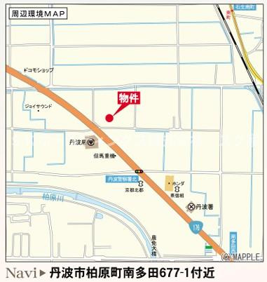 丹波市柏原町南多田新築分譲住宅２号棟の地図