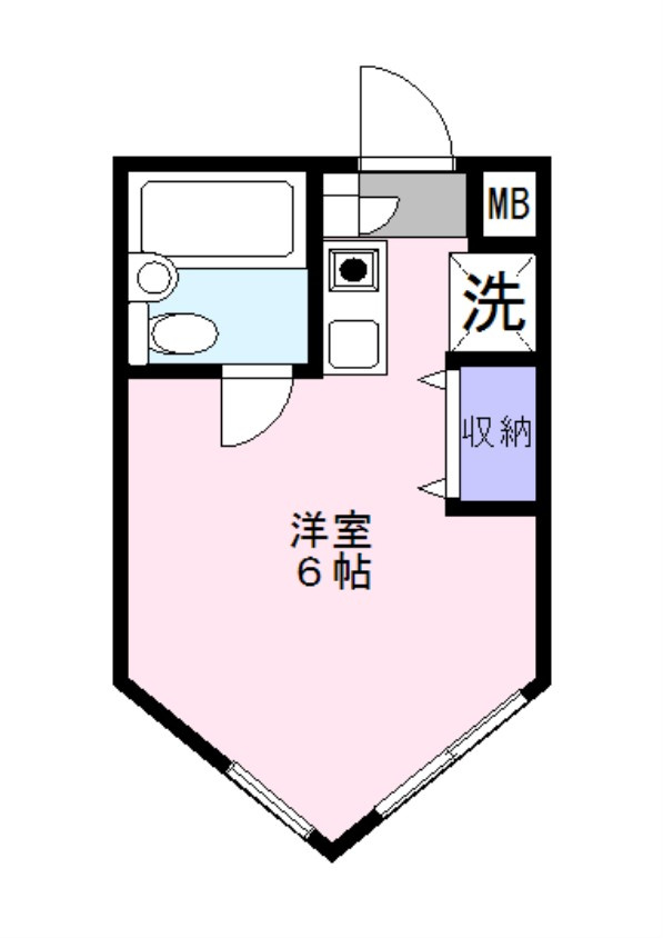 フラッツMの間取り