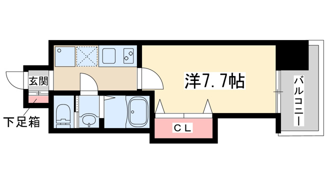 【間取り】 | ラグゼ新大阪1