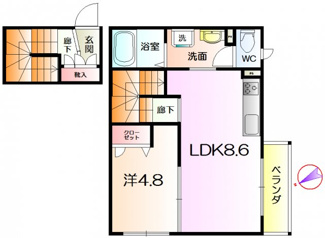 【間取り】 | シャーメゾン東上野芝