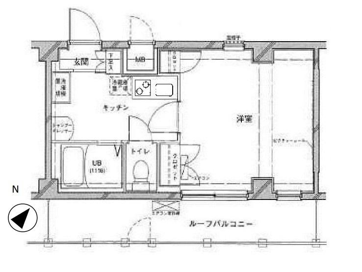 カテリーナ市ヶ谷の間取り