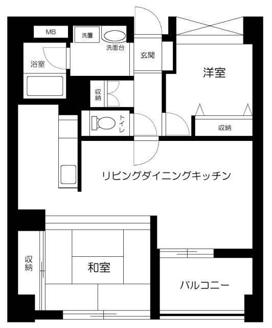 ヴィスタガーデン東小金井の間取り