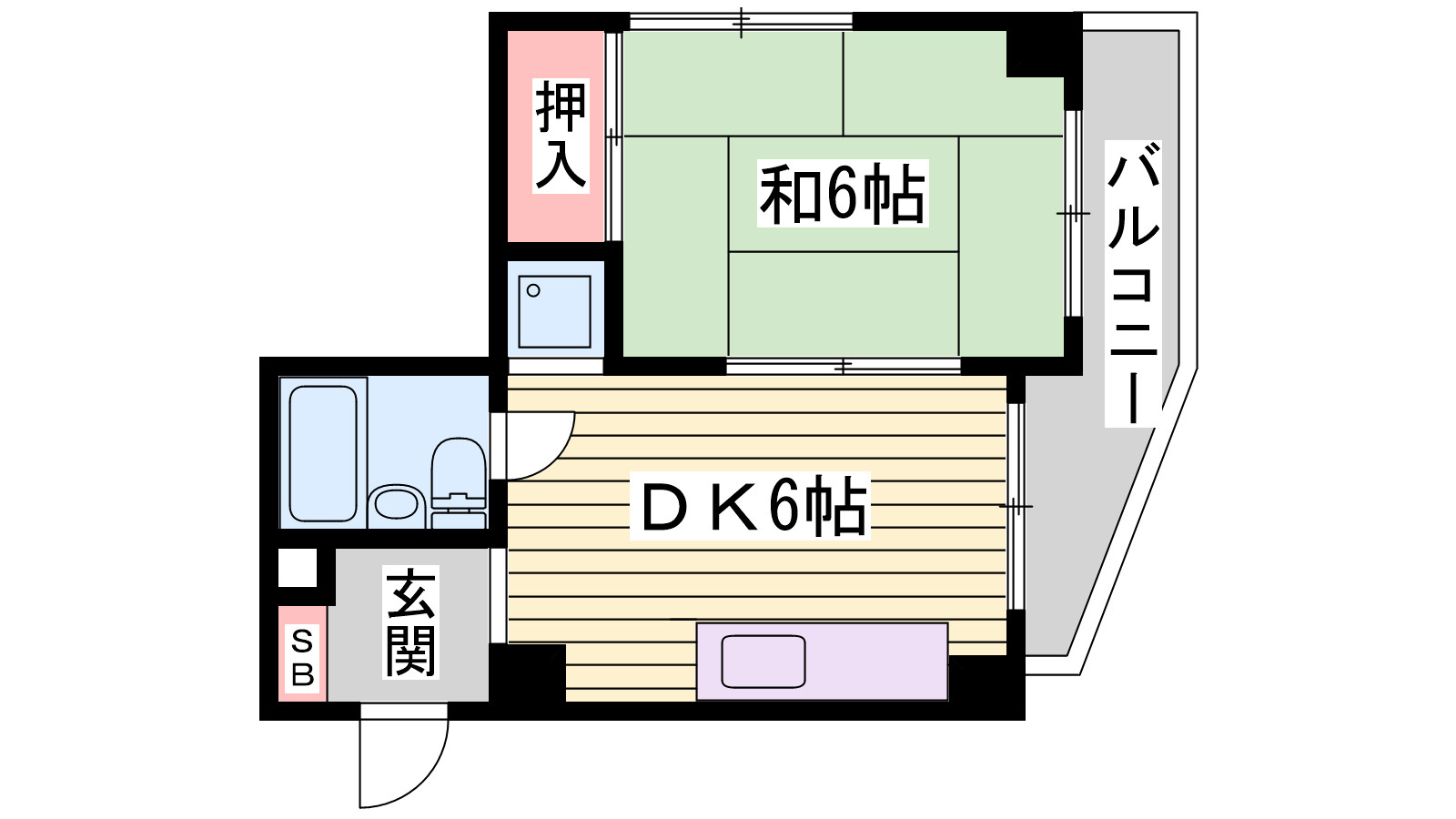 アバンダン西明石の間取り