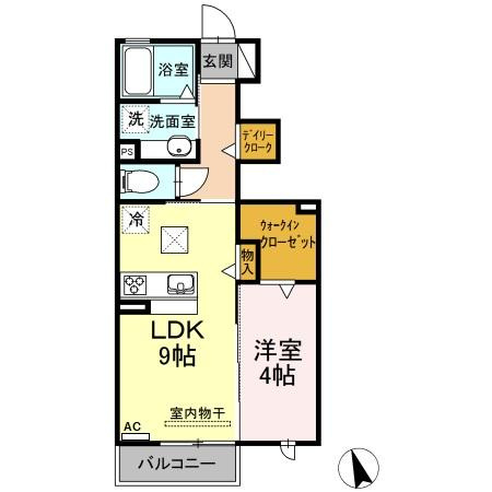 【間取り】 | ソシエール東幸　Ａ棟