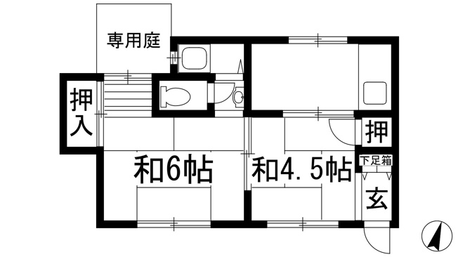【間取り】 | 丸福荘